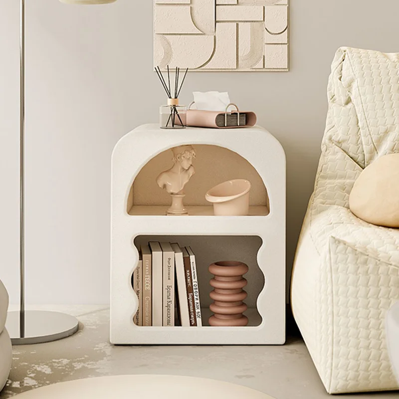 Италиански Мързелив малка странична масичка Пластмасов Бял Шкаф за съхранение на Nordic Sideboard Минималистичные нощни Шкафчета Рафтове Muebles Мебели за дома